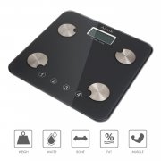 Aicok K&ouml;rperfett Waage mit Step-on-Technologie Digitale Personenwaage max. 150kg f&uuml;r 12.99&euro;