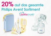 20 % Extra-Rabatt mit Gutscheincode auf Philips Avent bei Babymarkt.de