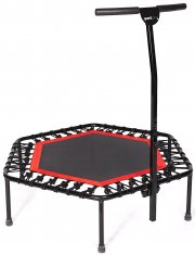 SportPlus Fitness Trampolin, Bungee-Seil-System, &Oslash; 110 cm, bis 130 kg