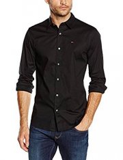 Hilfiger Denim Herren Slim Fit Freizeit Hemd bei@amazon - 34,99