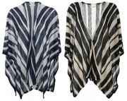 Schicke Strick-Ponchos f&uuml;r Damen von Pieces f&uuml;r nur 7,99 Euro bei Outlet46
