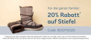 20% auf Stiefel f&uuml;r die ganze Familie bei Mirapodo 
