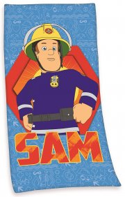 Badetuch / Handtuch FEUERWEHRMANN SAM "FIRE DELUXE" 75x150 cm