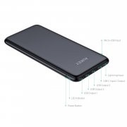 AUKEY USB C Powerbank 20000mAh, Externer Akku Slim mit 4 Ausg&auml;ngen & 3 Eing&auml;ngen