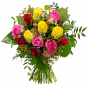 Wundersch&ouml;ner Rosenstrau&szlig; Herbstfeuer f&uuml;r 19,98 Euro inkl. Versand bei Blume Ideal