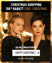 10&euro; Christmas Rabatt bei Pimkie ab 40&euro; Einkaufswert 