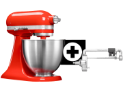 KITCHENAID inkl. Spiralschneider K&uuml;chenmaschine + Fleischwolf und Spritzgeb&auml;ckvorsatz 