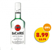 BACARDI Carta Blanca Wei&szlig;er Rum