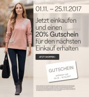 20% Rabatt f&uuml;r deinen n&auml;chsten Einkauf bei C&A
