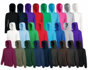 Hoodie f&uuml;r M/W - Fruit Of The Loom Kapuzenpullover (mit 15% ebay-Plus-Gutscheincode)