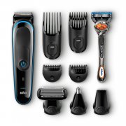 Braun Multigrooming-Set MGK3080, Bartschneider, Trimmer, Bodygroomer, mit Gillette Flexball