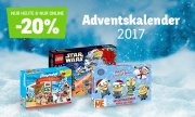 20% auf ausgew&auml;hlte Adventskalender bei Toysrus