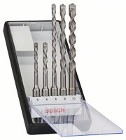 Bosch Pro 5tlg. Hammerbohrer-Set SDS-plus-7