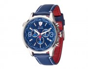 DETOMASO Aurino Herrenuhr Chronograph Edelstahl Lederarmband nur 136,05 &euro;