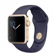 Apple Watch Series 2 (38mm) mit Sportarmband gold/mitternachtsblau nur 269 &euro; statt 320 &euro;