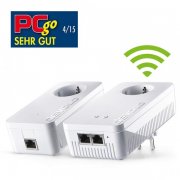 devolo dLAN 1200+ WiFi ac Starter Kit (1200Mbit,2er Kit, Powerline + WLAN ac, 2xGB LAN)
