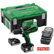 Hitachi DS 14DSFL 1,5 Ah Akku-Bohrschrauber inkl. 2 Akkus nur 109,00 Euro inkl. Versand