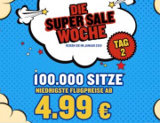 Ab 4,99&euro; zu vielen Zielen in Europa mit Ryanair