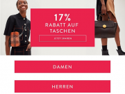 17% Extra-Rabatt auf &uuml;ber 21.000 Taschen f&uuml;r Damen und Herren bei Mirapodo