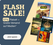 17% Rabatt auf alle Filme, Videospiele, B&uuml;cher und Musik + gratis Versand bei reBuy