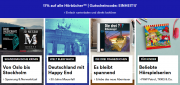 17% Rabatt auf alle H&ouml;rb&uuml;cher und H&ouml;rbuch-Downloads im Thalia Shop