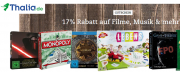 17% Rabatt auf Spielwaren, Filme & mehr im Thalia Shop