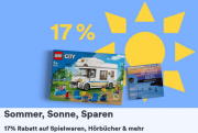 17% Rabatt auf Spielwaren, Filme, Software, H&ouml;rb&uuml;cher und mehr bei Thalia