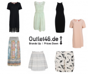 Trendige Kleider & R&ouml;cke in topaktuellen Styles f&uuml;r Damen schon ab 4,99 Euro bei Outlet46