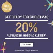 20% auf Blusen,Hemden, Blazer, Kleider,Hosen bei Tom Tailor