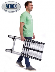 Atrox Aluminium-Teleskopleiter 3,20 m nur 69,99 Euro bei Netto