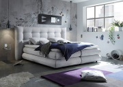 BRW Boxspringbett Milford in zartem Silber 180 x 200 m nur 1099,00 Euro inkl. Versand bei Netto