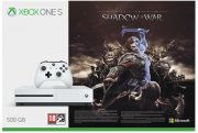 Xbox One S 500GB Konsole + Mittelerde: Schatten des Krieges 