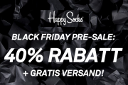 Bei Happy Socks gibts bis zum 26.11.2017 knallige 40% Rabatt auf stylische Socken