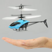 Blinklicht Mini Infrarot Hubschrauber in Blau mit Gutscheincode nur 3,86 Euro inkl. Versand