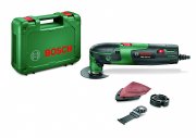 Bosch Multifunktionswerkzeug PMF 220 CE , 2x S&auml;geblatt, , 6tlg. Schleifpapier-Set, Koffer
