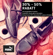 Bei Puma heute bis zu 50% Rabatt abgreifen und einen 30% Gutschein f&uuml;r den n&auml;chsten Einkauf