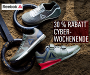 Bei Reebok am Cyber Wochenende 30% Rabatt auf stylische Artikel erhalten