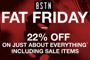 NUR HEUTE: Fat Friday im BSTN Store mit 22 % Rabatt auf ALLE Artikel