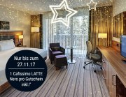 Hilton Hotelgutschein 2&Uuml;/F + Cafissimo Latte Nero Maschine bei Tchibo f&uuml;r 199&euro;