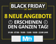Bei MandMdirect gibt es zum Black Friday Knallerangebote mit einem Rabatt von bis zu 75%