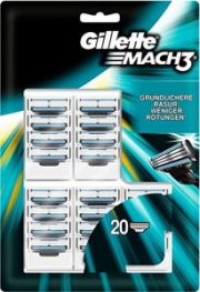 Gilette Mach 3 Rasierklingen 20er