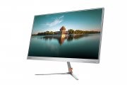 Lenovo L27q-10 68,58 cm (27 Zoll) Monitor (HDMI, QHD, 4ms Reaktionszeit, Display Port) silber 