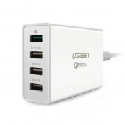 UGREEN 4 Ports Ladeger&auml;t 40W Schnellladeger&auml;t Quick Charge 3.0 USB 