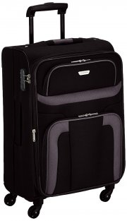 Travelite Orlando 4 W Trolley M, 98548-01 Koffer, 65 cm, 63 Liter, Schwarz