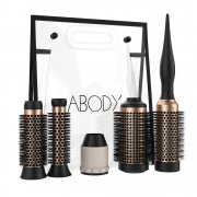 Abody Haarb&uuml;rsten Set Keramik Abnehmbare Aluminium Rundb&uuml;rste Stylingb&uuml;rste Hair Styling Brush