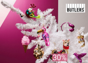 NUR HEUTE bei Butler: 30% auf Weihnachtsbaum-Schmuck