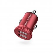 RAVPower Super Mini 24W 4,8A (jeweils 2,4A) 2-Port USB Auto-Ladeger&auml;t kfz Car Charger aus Alu