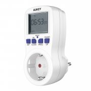 AUKEY Digitale Zeitschaltuhr mit LCD-Display 12 / 24h Modus 7 Tage