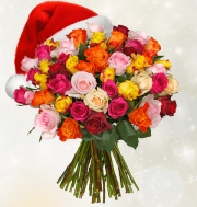45 bunte Rosen (Stiell&auml;nge 50cm) f&uuml;r 24,98&euro; inkl. Versand