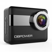 DBPOWER 4K WiFi Action Kamera, 2,31" LCD Touchscreen 20 MP 170 Grad Weitwinkel Wasserdicht
